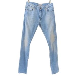 Acne studious !flaws Hug bleach catch slim fit light blue jeans size 27 32 A8